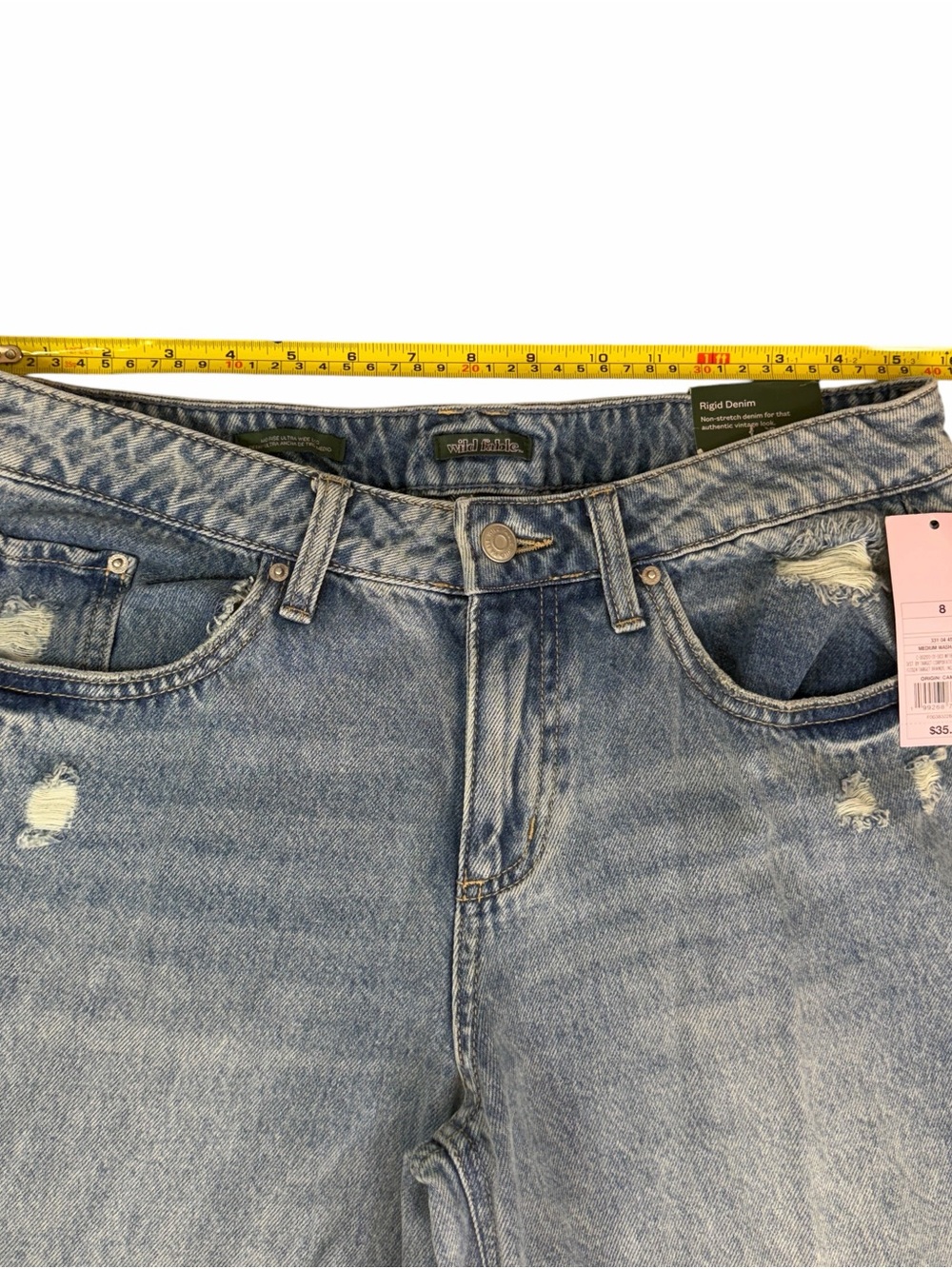wild fable Baggy Light Blue Wide-Leg Jeans - Picture 4 of 5